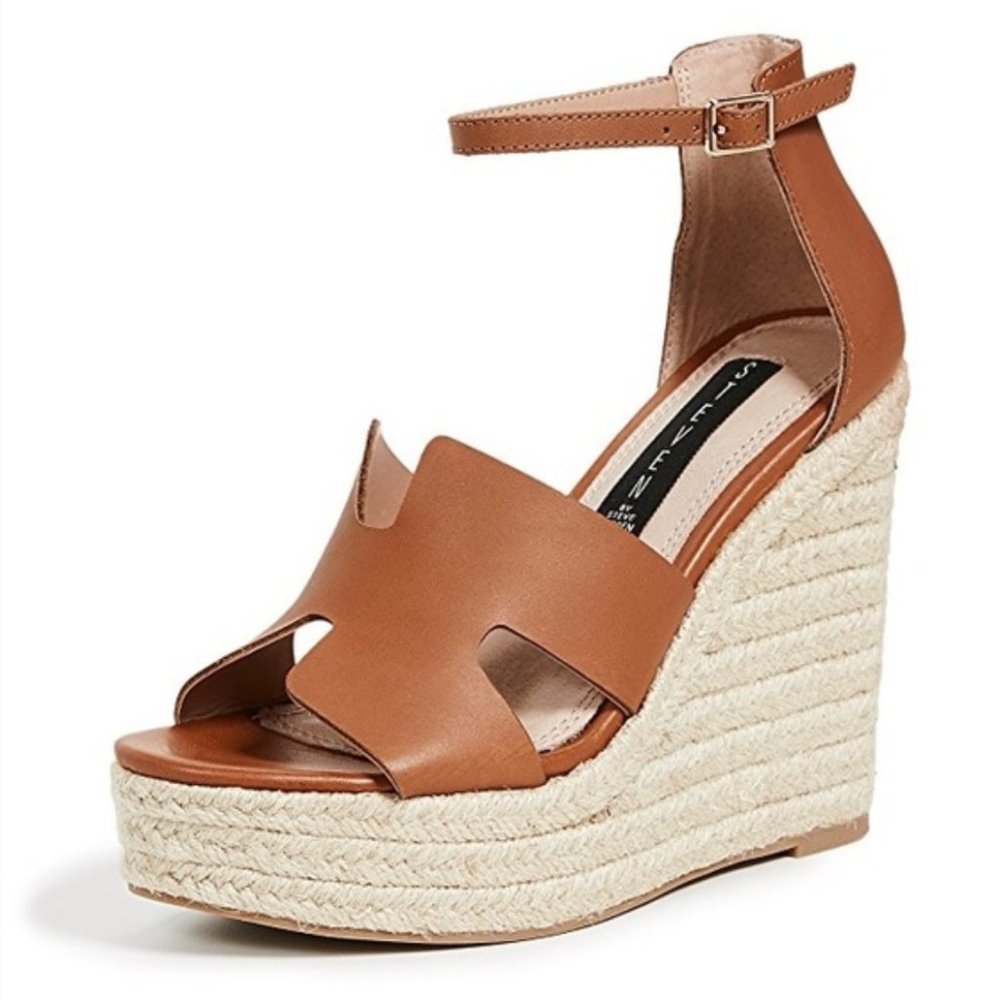 Sirena Wedge Cognac Espadrilles